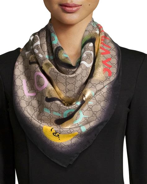 when was gucci scarf 165903 discontinued|authentic gucci scarf square.